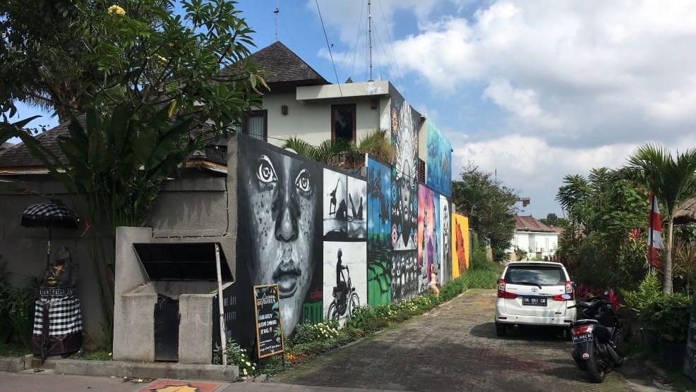 Street art in Canggu